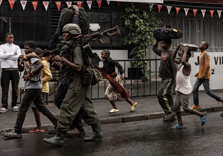 Intensos combates en Goma entre el ejército de RD Congo y los rebeldes apoyados por Ruanda