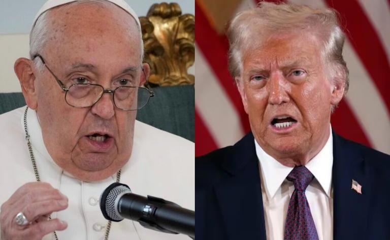 El papa considera que el plan de deportación de Trump sería una "desgracia"