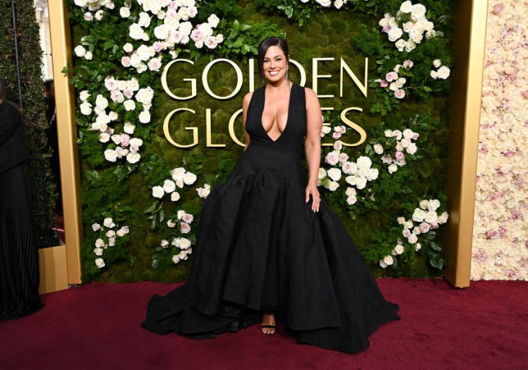 Estrellas de Hollywood se deslumbran en la alfombra roja de los Globos de Oro