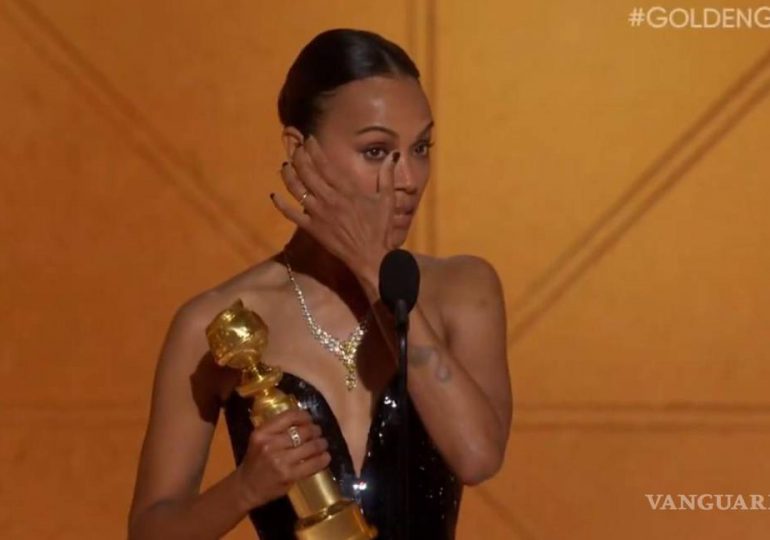 Zoé Saldaña tras ganar su primer Golden Globe: “Mi corazón está lleno de gratitud”