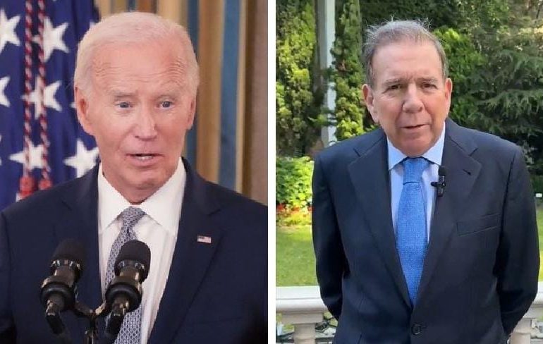 Joe Biden coincide con Edmundo González en que debe "honrarse" su "victoria" sobre Maduro