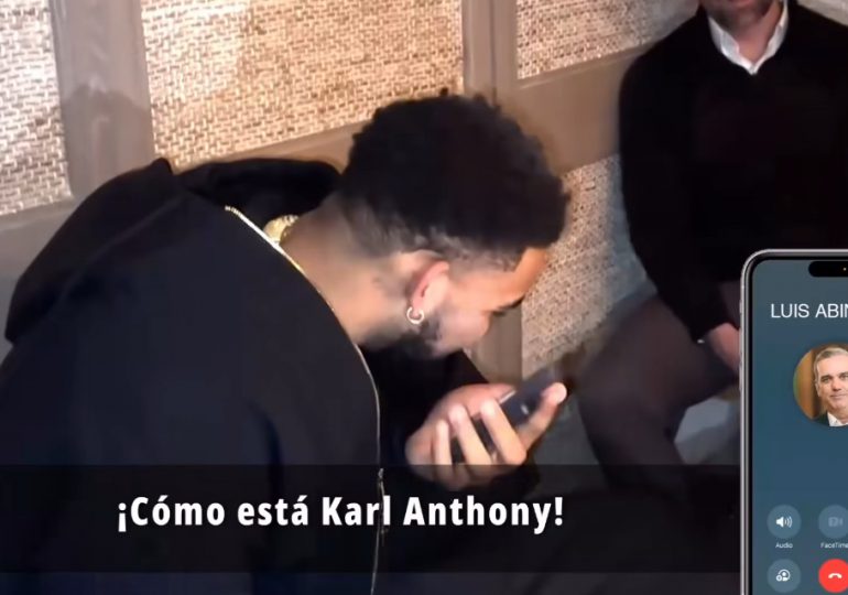 Luis Abinader habla vía telefónica con Karl Towns "estoy orgulloso de lo que hace"