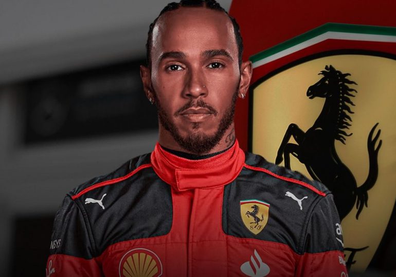 Lewis Hamilton da sus primeros pasos como piloto de Ferrari