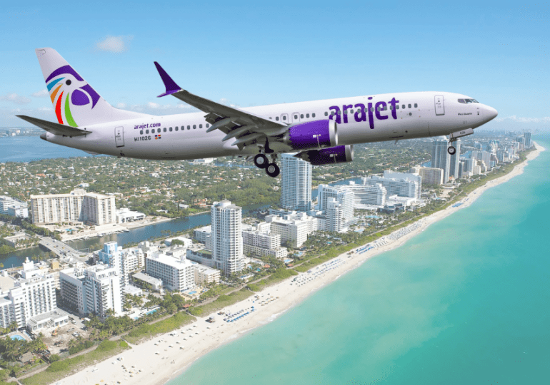 Arajet Airlines anuncia nueva ruta a Miami con oferta de lanzamiento de hasta 30% de descuento