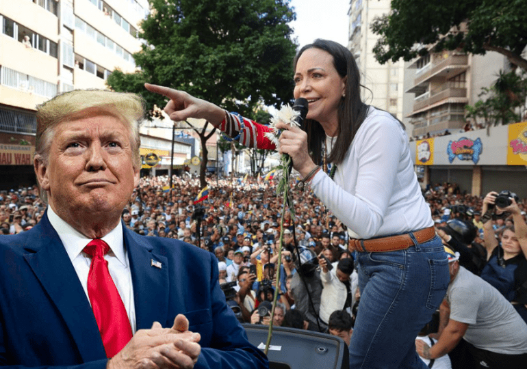 María Corina agradece a Donald Trump por su apoyo a la lucha democrática en Venezuela