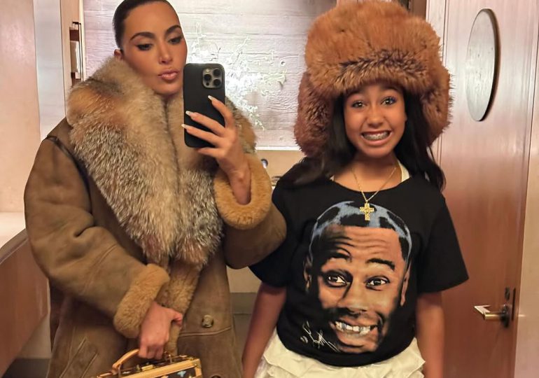 Kim Kardashian y North West disfrutan de una salida llena de estilo y diversión