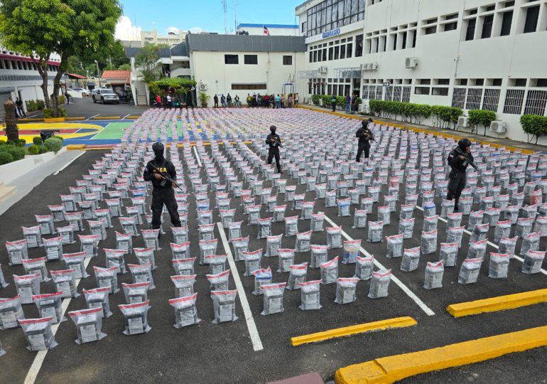 RD consolida liderazgo lucha contra narcotráfico; Incauta en 2024 más de 44 toneladas de drogas