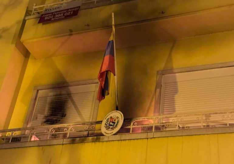 Ataque con molotov al Consulado de Venezuela en Lisboa