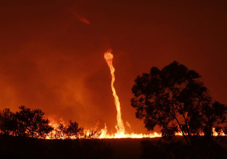 Video: California registra 24 muertos por incendios y un devastador "tornado de fuego"