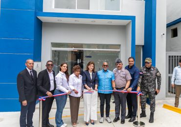 Raquel Peña inaugura destacamento en Guaricanos y reafirma compromiso con la seguridad ciudadana