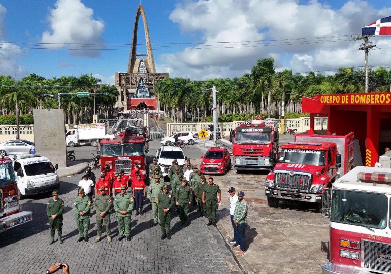 Bomberos de La Altagracia se unifican para dar asistencia durante el 21 de enero