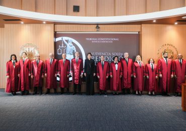 Raquel Peña participa en rendición de cuentas del Tribunal Constitucional