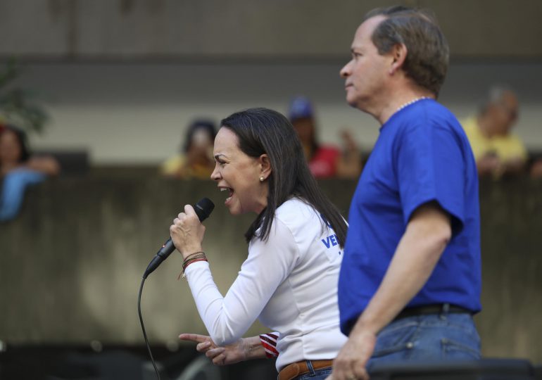 HRW confirma detención de María Corina Machado tras protesta en Caracas y exige liberación