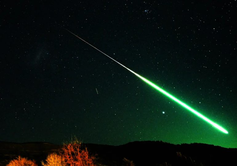 Meteoro pasa por la República Dominicana y se desintegra en la atmósfera