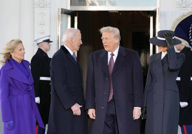 Video: Trump llega al Capitolio