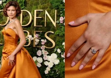 El misterioso anillo de Zendaya en los Golden Globes que desató rumores de compromiso con Tom Holland