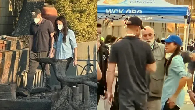 Video: Meghan Markle y el Príncipe Harry visitan a las víctimas de los incendios de Los Ángeles