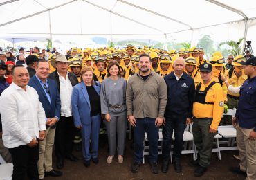 Raquel Peña y Paíno Henríquez inician Temporada de Prevención de Incendios Forestales con inversión histórica en equipamiento