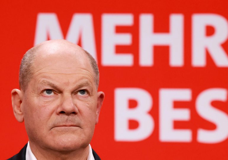 Olaf Scholz felicita a los conservadores por su victoria en las elecciones alemanas