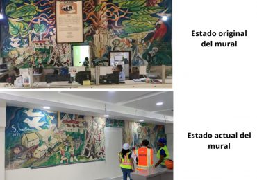 Denuncia destrucción de mural de Silvano Lora en San Pedro