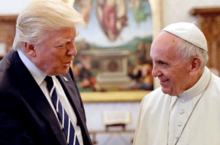 Trump desea al papa Francisco una pronta recuperación: «Es una situación muy dura»