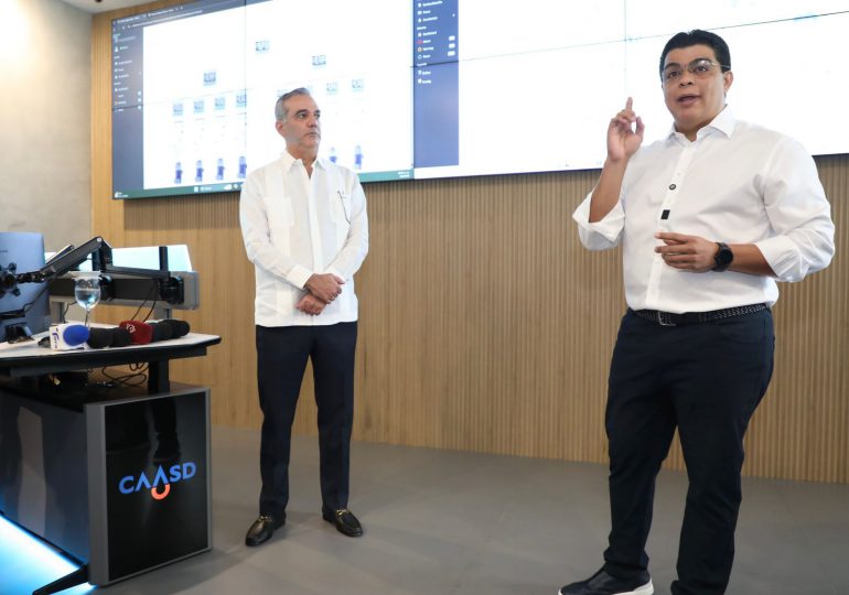 Gobierno inaugura moderno centro de monitoreo para eficientizar servicios de la CAASD