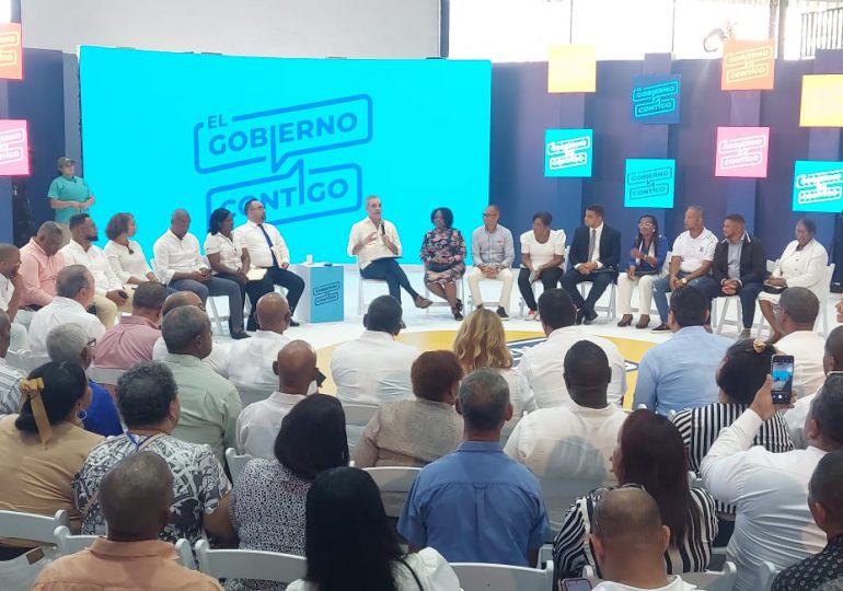 Presidente Abinader lanza en Santo Domingo Norte el programa "El Gobierno Contigo"