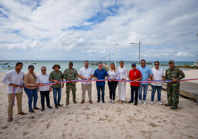 APORDOM inaugura remozado muelle turístico en Catuano, Isla Saona