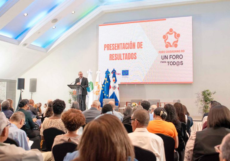 Foro Ciudadano presenta resultados del proyecto "Un Foro para Tod@s”