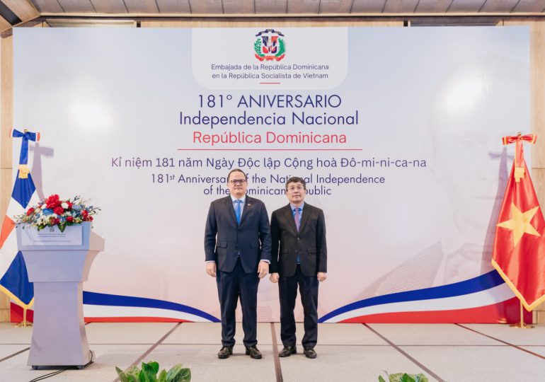 Embajada Dominicana en Vietnam realiza Brillante Acto de Conmemoración del 181 Aniversario de la Independencia de la República Dominicana