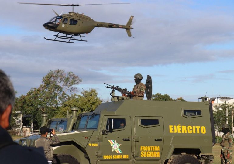 Ejército de la República Dominicana mantiene patrullaje aéreo y terrestre en la frontera