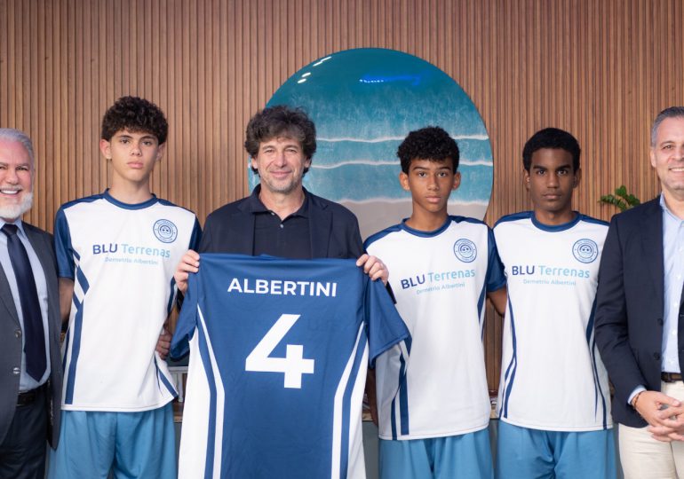 Demetrio Albertini llega a RD para presentar la primera academia internacional de futbol en Las Terrenas