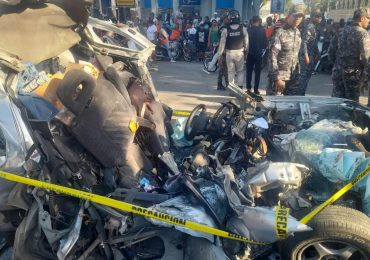 Dos fallecidos y ocho heridos en accidente múltiple en Puerto Plata