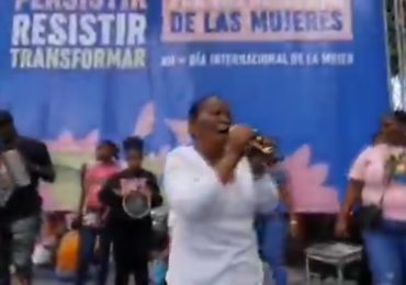 Intervención policial en manifestación del Día de la Mujer por supuestos cánticos en creole