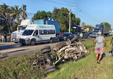 Accidente deja varios militares fallecidos y otros heridos en autopista Duarte