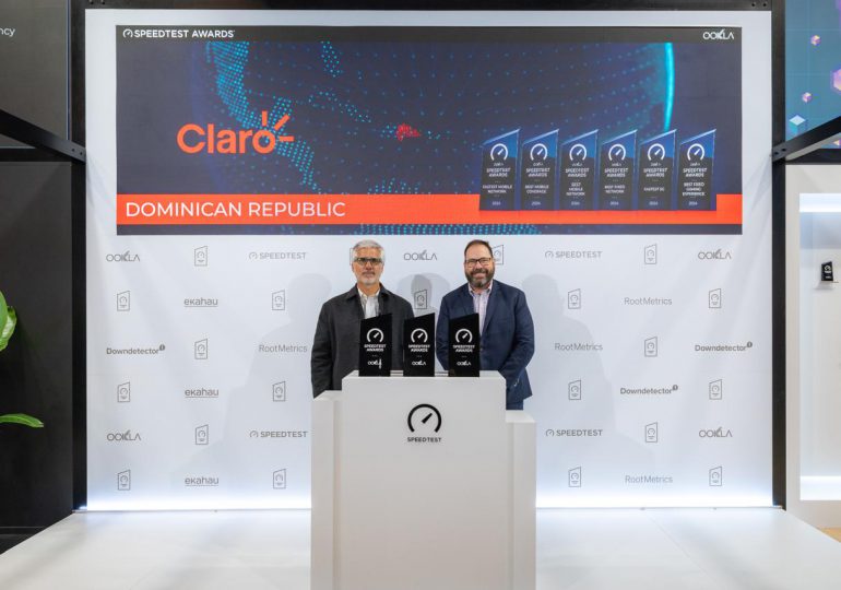 Claro Dominicana, primera empresa en Latinoamérica en recibir simultáneamente los premios SpeedTest a la Mejor Red Fija y Mejor Red Móvil