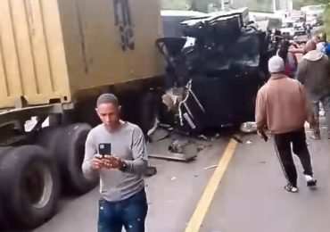 Video: Accidente en la Autopista Duarte: Confirman que no hay heridos