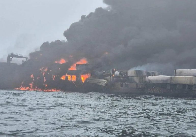 El petrolero que chocó en el Mar del Norte fue fletado por la Marina de EEUU