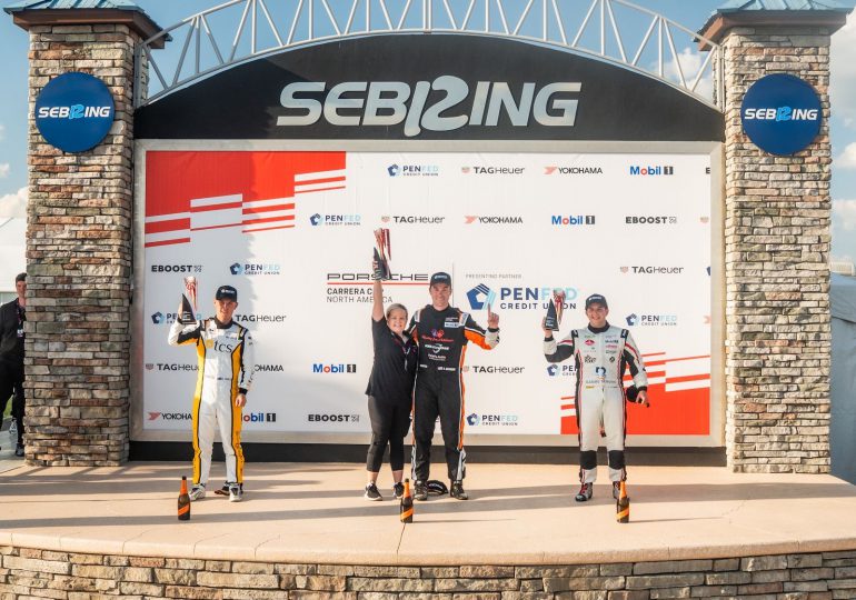 Jimmy Llibre inicia la temporada Porsche Carrera Cup North America 2025 con un espectacular podio en Sebring