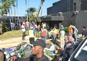138 personas trasladadas tras colapso del techo del Jet Set