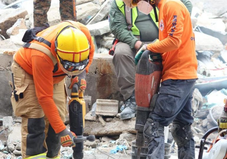 Defensa Civil lidera tres de los equipos de búsqueda en derrumbe Jet Set