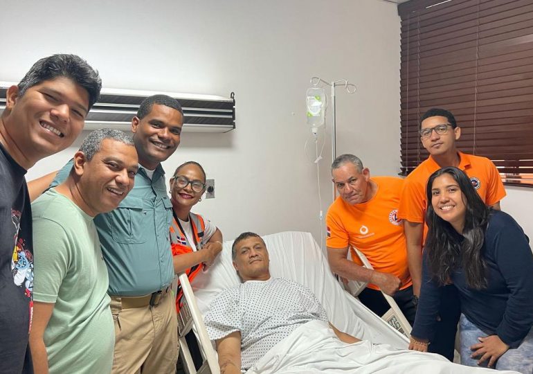 Sobreviviente de la tragedia del Jet Set se reencuentra con sus rescatistas de Defensa Civil
