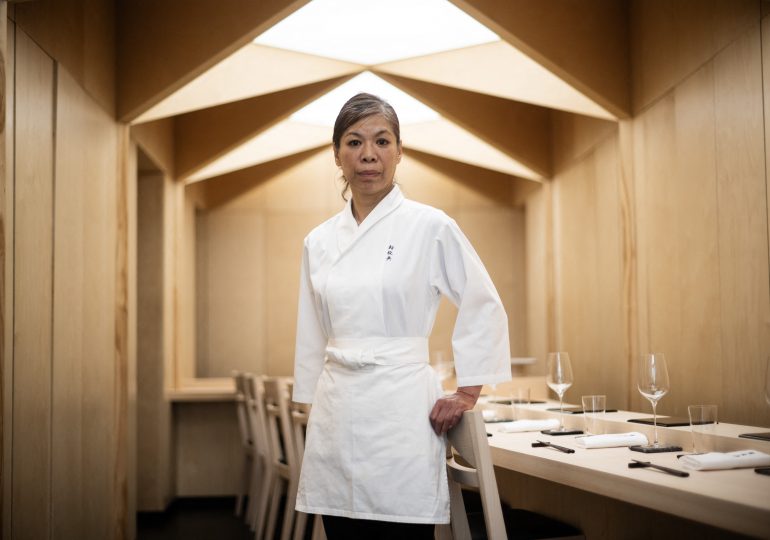 La primera chef de sushis con una estrella Michelin, una mujer de palabra