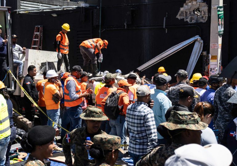 Mueren 44 personas en colapso de techo de discoteca Jet Set