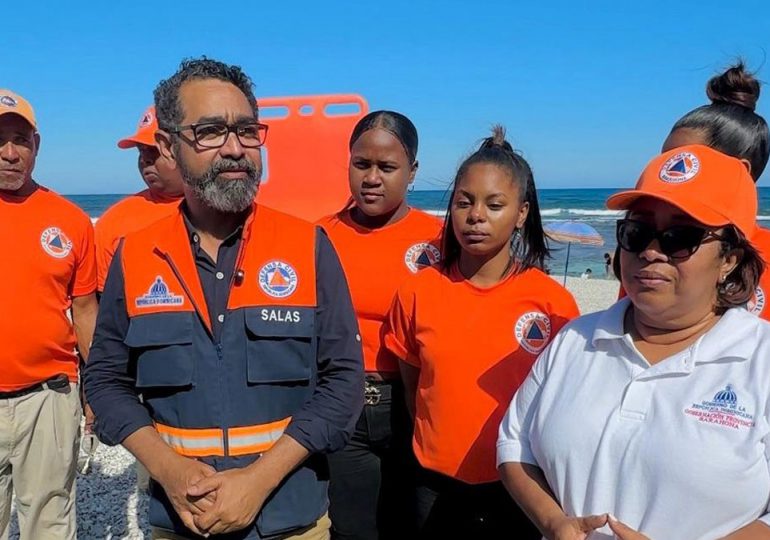 Director Defensa Civil supervisa por aire, mar y tierra balnearios de Pedernales, Barahona y Peravia