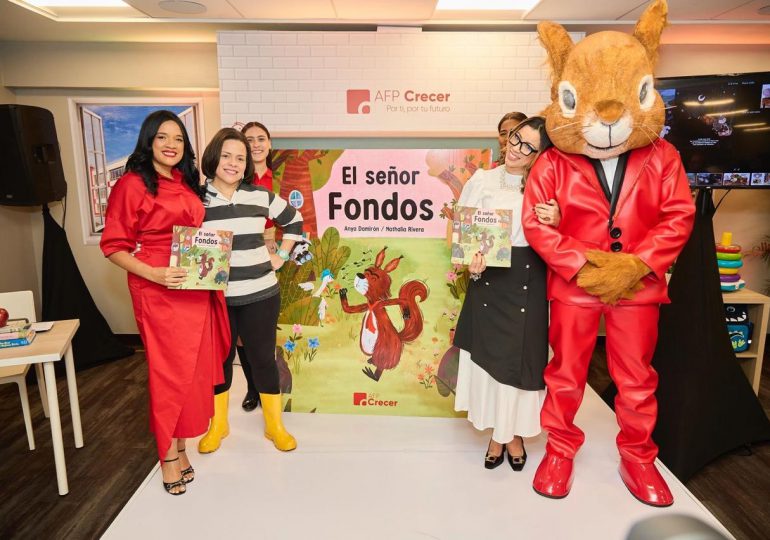 Crecer AFP lanza El Señor Fondos, el primer cuento infantil y mascota sobre pensiones en República Dominicana