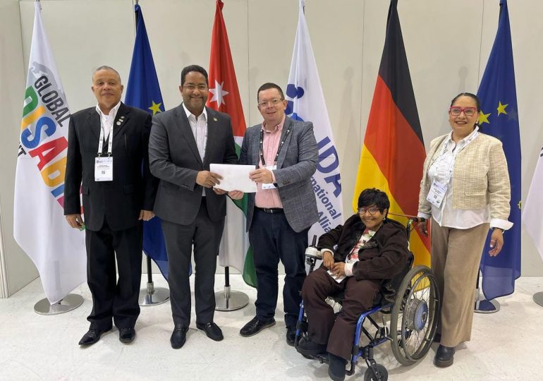CONADIS presenta el Plan Nacional de Discapacidad de RD, ante organismos internacionales en la Cumbre Global de Discapacidad