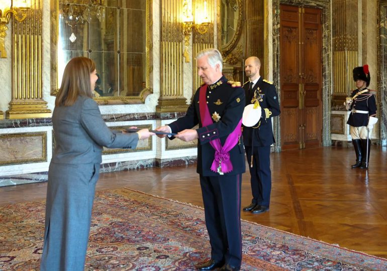 Embajadora de República Dominicana en Bélgica presenta Cartas Credenciales
