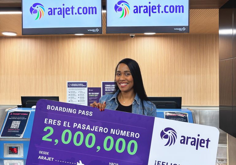 Arajet alcanza los dos millones de pasajeros transportados