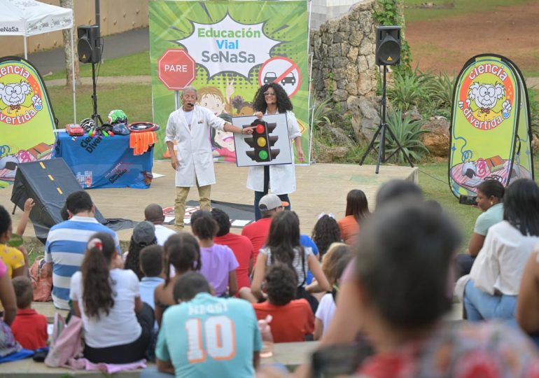 SeNaSa fomenta educación vial con charla divertida para niños y Familias